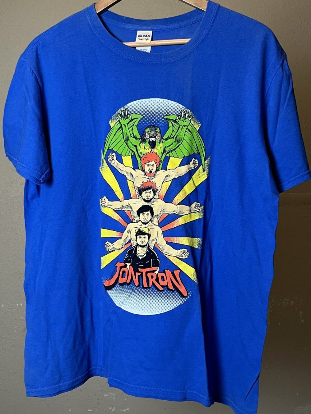 JonTron tee-shirt with Sergio, Michael, Andrew and Jacques (LARGE)
